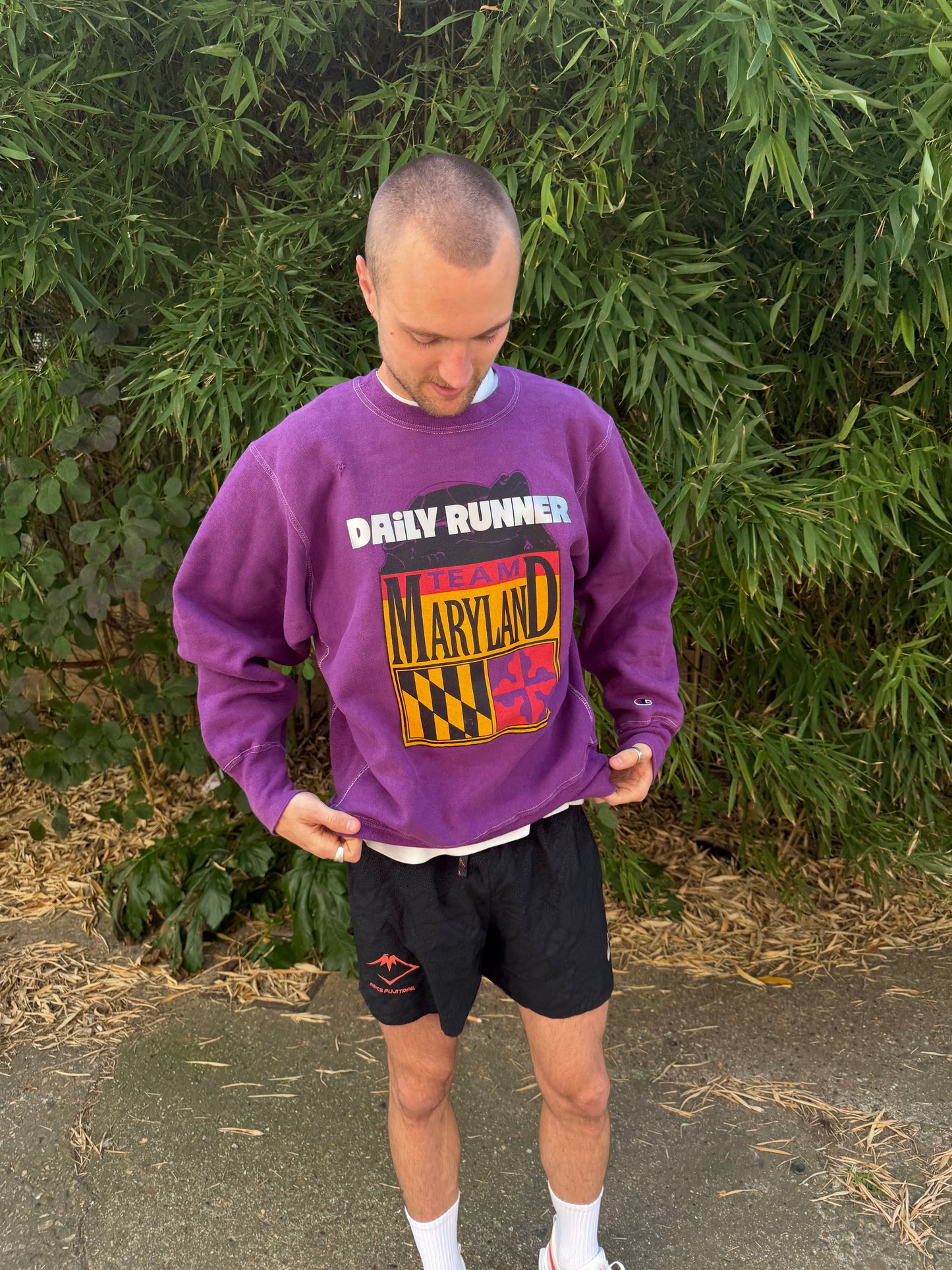 Daily Runner Vintage Crewneck 015